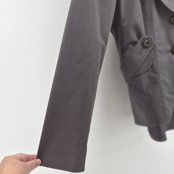 Cabi Womens Gray/Green Button Front Blazer Jacket Size 8 Career Work Business - Picture 6 of 12